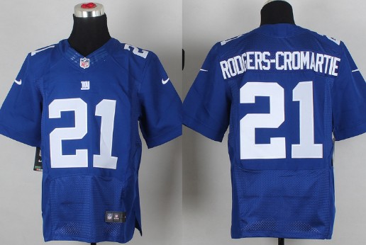 Nike New York Giants #21 Dominique Rodgers-Cromartie Blue Elite Jersey