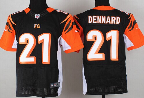 Nike Cincinnati Bengals #21 Darqueze Dennard Black Elite Jersey