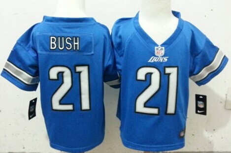 Nike Detroit Lions #21 Reggie Bush Light Blue Toddlers Jersey