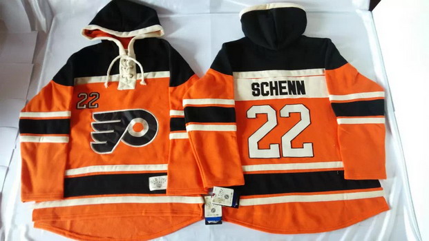 Old Time Hockey Philadelphia Flyers #22 Luke Schenn 2012 Winter Classic Orange Hoodie