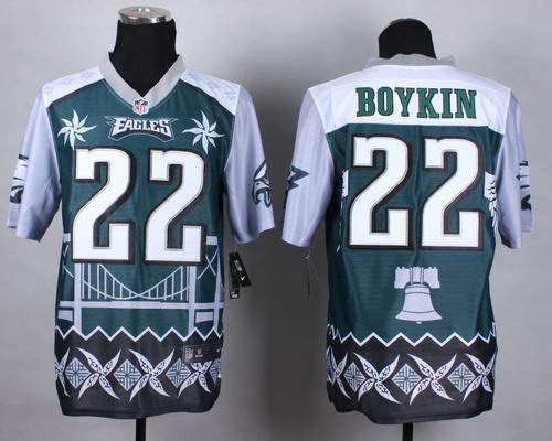 Nike Philadelphia Eagles #22 Brandon Boykin 2015 Noble Fashion Elite Jersey