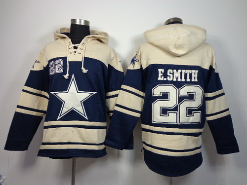 Dallas Cowboys #22 Emmitt Smith 2014 Blue Hoodie