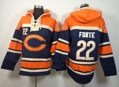 Chicago Bears #22 Matt Forte 2014 Blue Hoodie