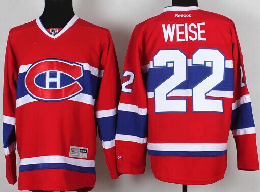 Montreal Canadiens #22 Dale Weise Red CH Jersey 