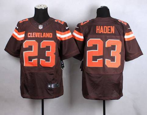 Nike Cleveland Browns #23 Joe Haden 2015 Brown Elite Jersey