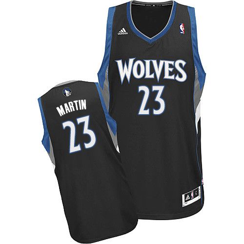 Minnesota Timberwolves #23 Kevin Martin Black Swingman Jersey