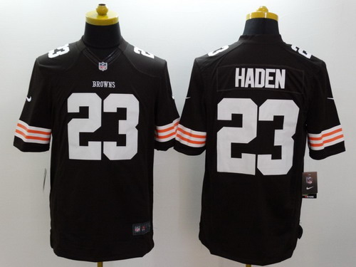 Nike Cleveland Browns #23 Joe Haden Brown Limited Jersey