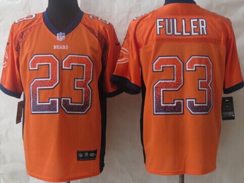 Nike Chicago Bears #23 Kyle Fuller Drift Fashion Orange Elite Jersey