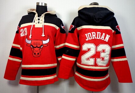 Chicago Bulls #23 Michael Jordan Red Hoodie