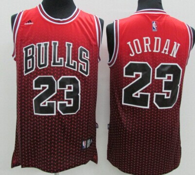 Chicago Bulls #23 Michael Jordan Red/Black Resonate Fashion Jersey