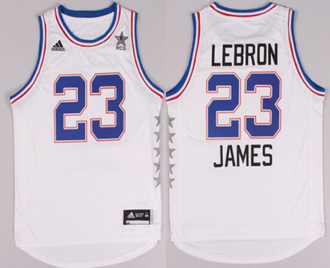 2015 NBA Eastern All-Stars #23 LeBron James Revolution 30 Swingman White Jersey