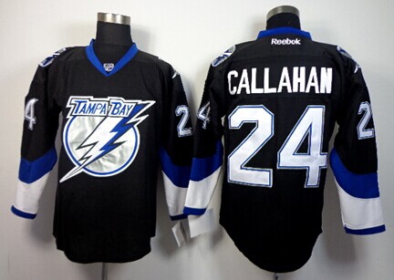 Tampa Bay Lightning #24 Ryan Callahan Black Jersey