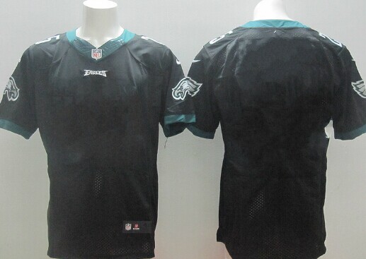 Men's Nike Philadelphia Eagles Customized 2014 Black Elite Jersey