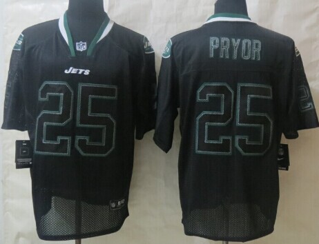 Nike New York Jets #25 Calvin Pryor Lights Out Black Elite Jersey