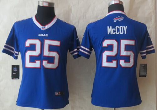 Nike Buffalo Bills #25 LeSean McCoy 2013 Light Blue Limited Womens Jersey