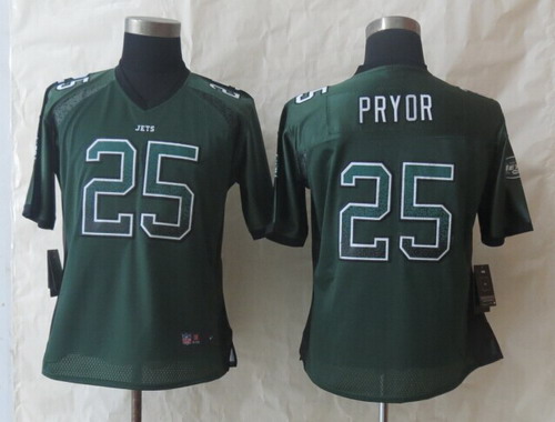 Nike New York Jets #25 Calvin Pryor Drift Fashion Green Womens Jersey