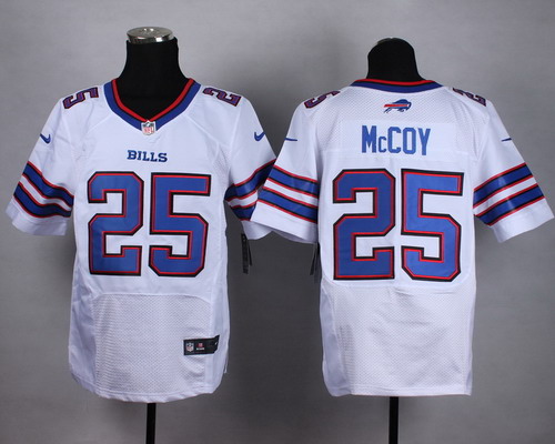 Nike Buffalo Bills #25 LeSean McCoy 2013 White Elite Jersey