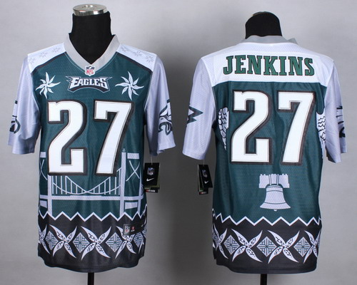 Nike Philadelphia Eagles #27 Malcolm Jenkins 2015 Noble Fashion Elite Jersey