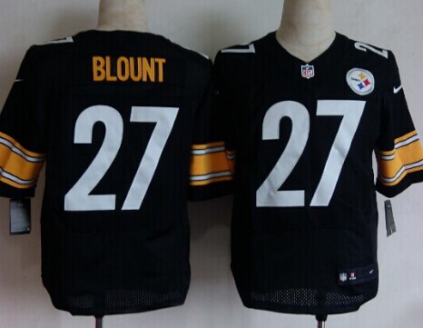 Nike Pittsburgh Steelers #27 LeGarrette Blount Black Elite Jersey