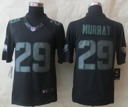 Nike Philadelphia Eagles #29 DeMarco Murray Black Impact Limited Jersey