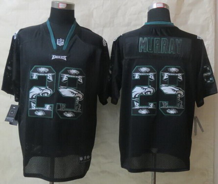 Nike Philadelphia Eagles #29 DeMarco Murray Lights Out Black Ornamented Elite Jersey