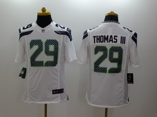 Nike Seattle Seahawks #29 Earl Thomas III White Limited Jersey