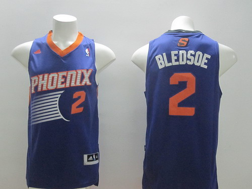 Phoenix Suns #2 Eric Bledsoe Revolution 30 Swingman Purple Jersey