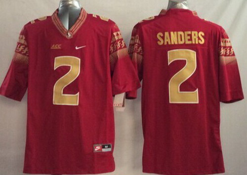 Florida State Seminoles #2 Deion Sanders 2014 Red Limited Jersey