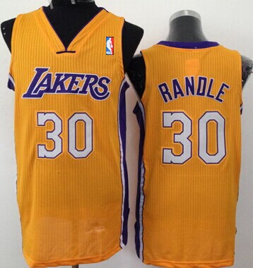 Los Angeles Lakers #30 Julius Randle Yellow Swingman Jersey