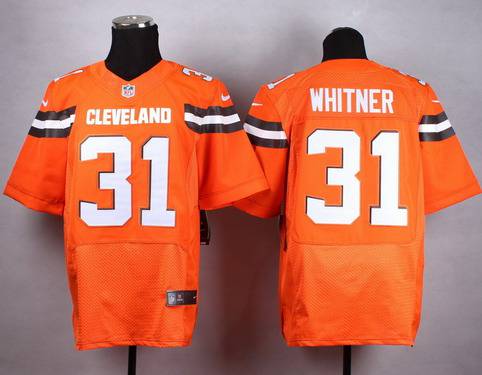 Nike Cleveland Browns #31 Donte Whitner 2015 Orange Elite Jersey