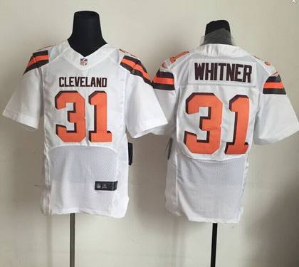 Nike Cleveland Browns #31 Donte Whitner 2015 White Elite Jersey