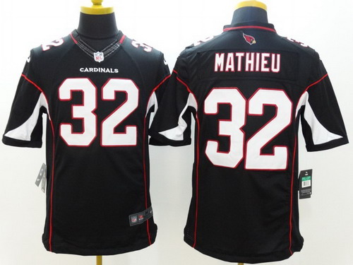 Nike Arizona Cardinals #32 Tyrann Mathieu Black Limited Jersey