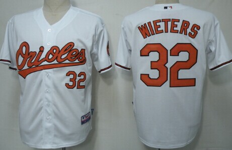 Baltimore Orioles #32 Matt Wieters White Kids Jersey