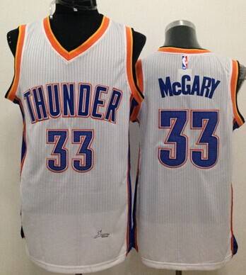 Oklahoma City Thunder #33 Mitch McGary White Swingman Jersey