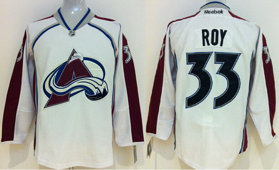 Colorado Avalanche #33 Patrick Roy White Jersey