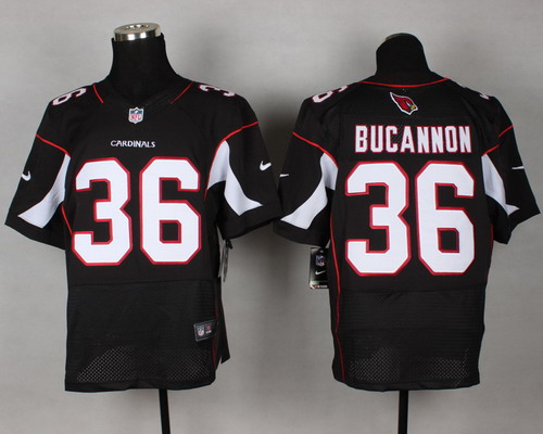 Nike Arizona Cardinals #36 Deone Bucannon Black Elite Jersey