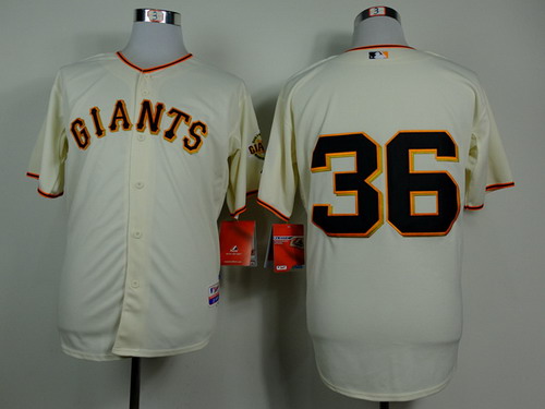 San Francisco Giants #36 Gaylord Perry Cream Cool Base Jersey