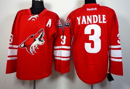 Phoenix Coyotes #3 Keith Yandle Red Jersey