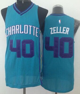 Charlotte Hornets #40 Cody Zeller Green Swingman Jersey
