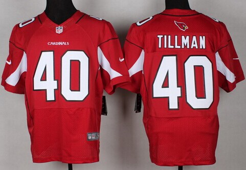 Nike Arizona Cardinals #40 Pat Tillman Red Elite Jersey