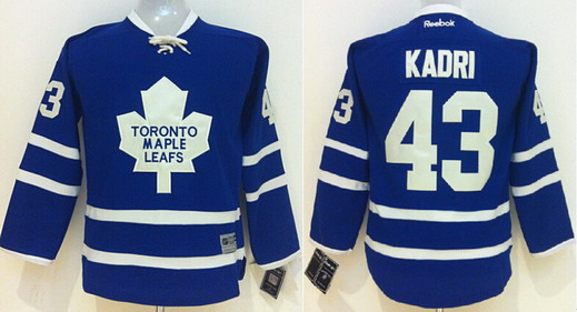 Toronto Maple Leafs #43 Nazem Kadri Blue Kids Jersey