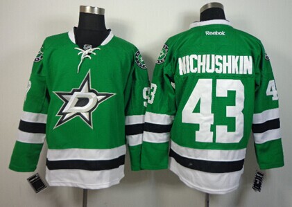 Dallas Stars #43 Valeri Nichushkin 2013 Green Jersey