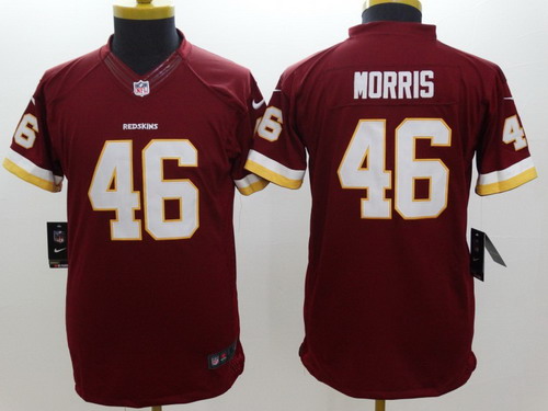 Nike Washington Redskins #46 Alfred Morris Red Limited Kids Jersey