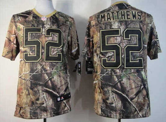 Nike Green Bay Packers #52 Clay Matthews Realtree Camo Elite Jersey