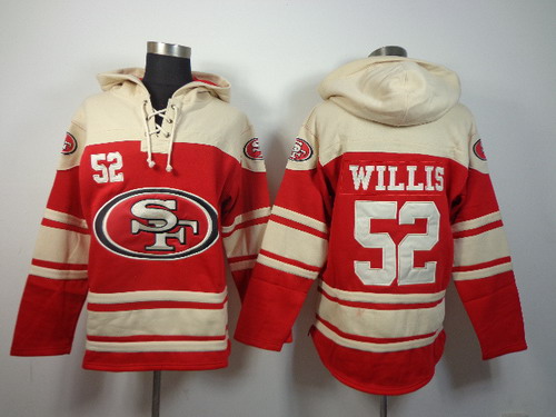 San Francisco 49ers #52 Patrick Willis 2014 Red Hoodie