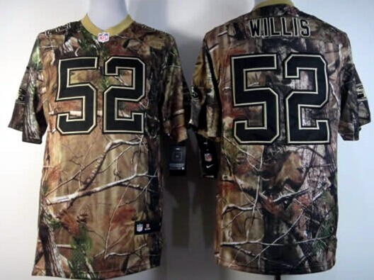 Nike San Francisco 49ers #52 Patrick Willis Realtree Camo Elite Jersey