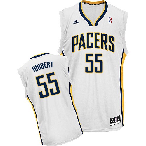 Indiana Pacers #55 Roy Hibbert White Swingman Jersey