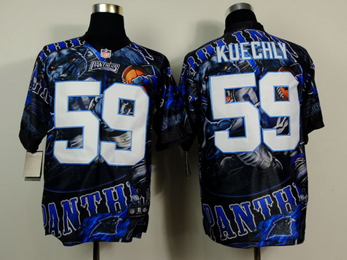 Nike Carolina Panthers #59 Luke Kuechly 2014 Fashion Elite Jersey