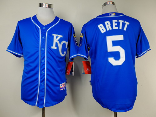 Kansas City Royals #5 George Brett 2014 Blue Jersey