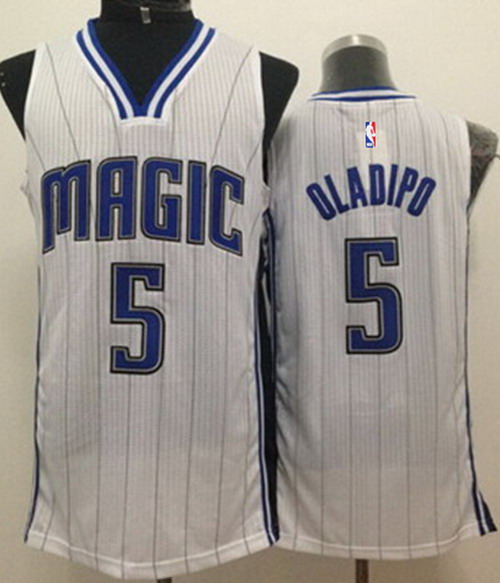 Orlando Magic #5 Victor Oladipo White Swingman Jersey